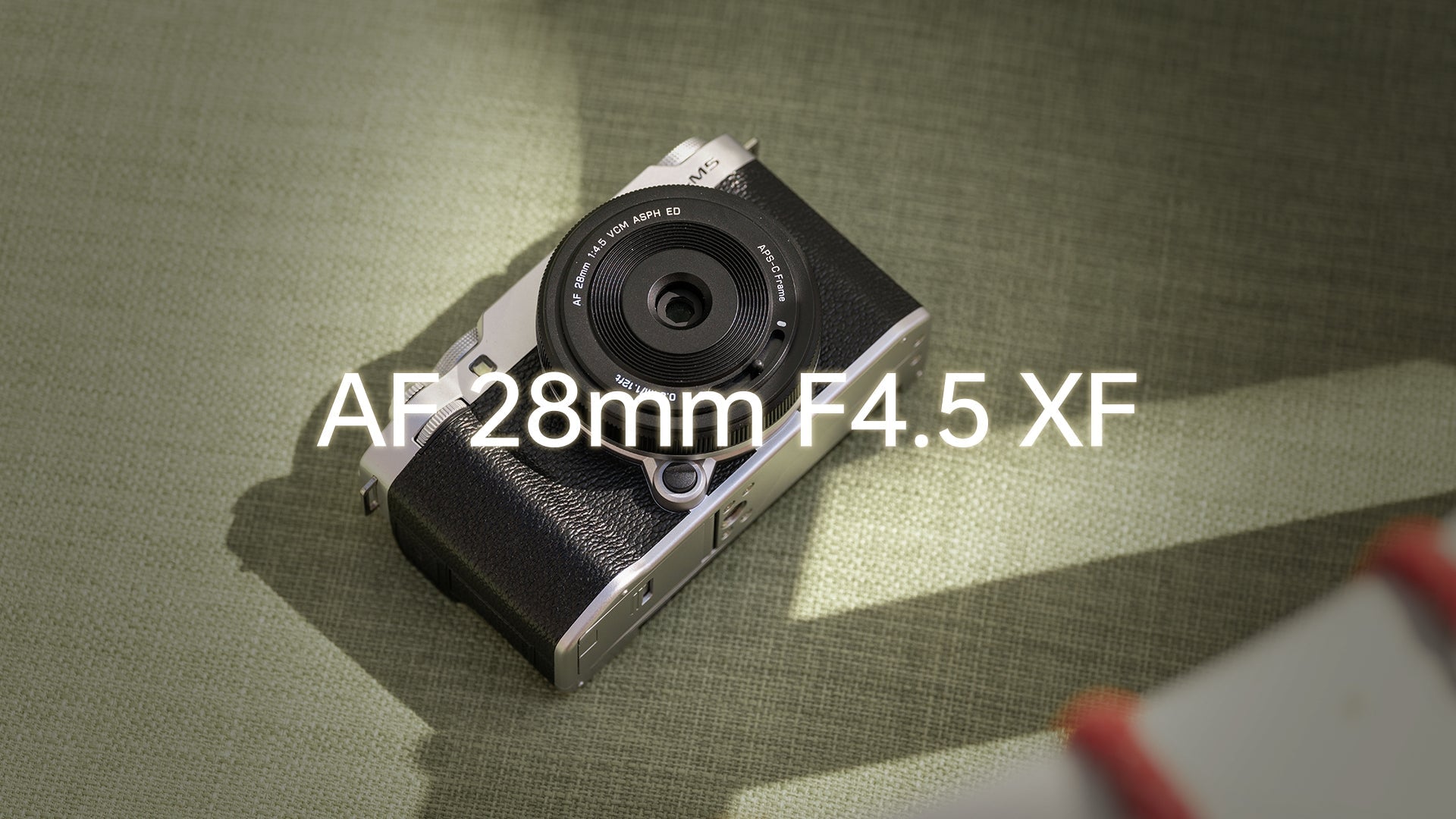New Release "Chip" Lens AF 28mm F4.5 for Fujifilm X-mount