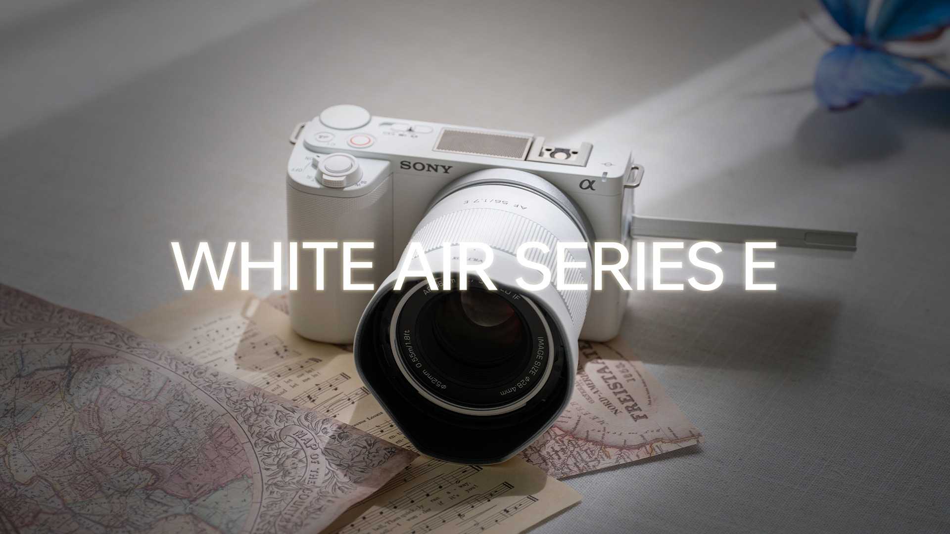 Air Series 20mm F2.8 and 56mm F1.7 E-mount White