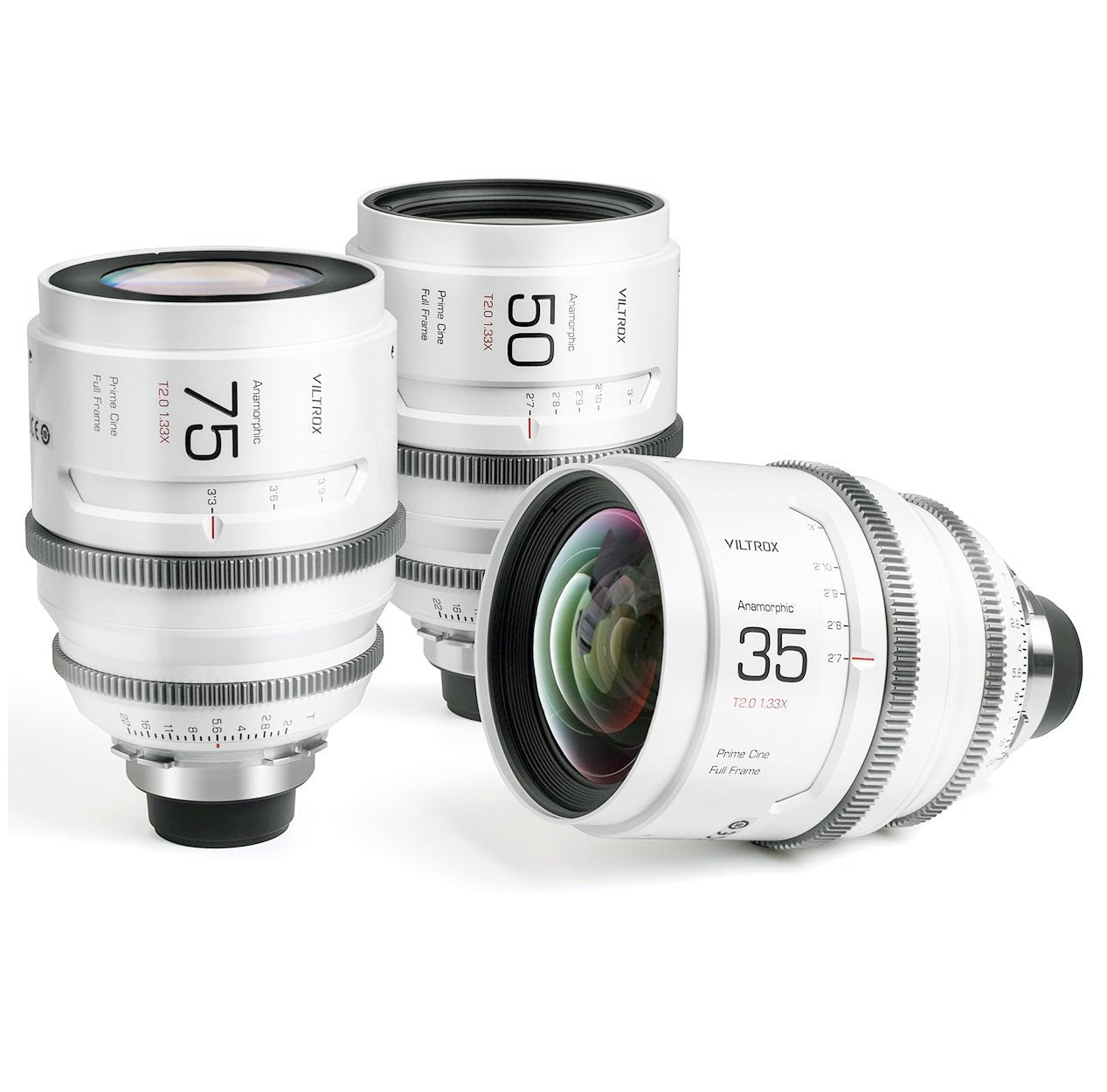 Viltrox EPIC 35mm/50mm/75mm T2.0 1.33X Full-Frame Anamorphic Cine Lens