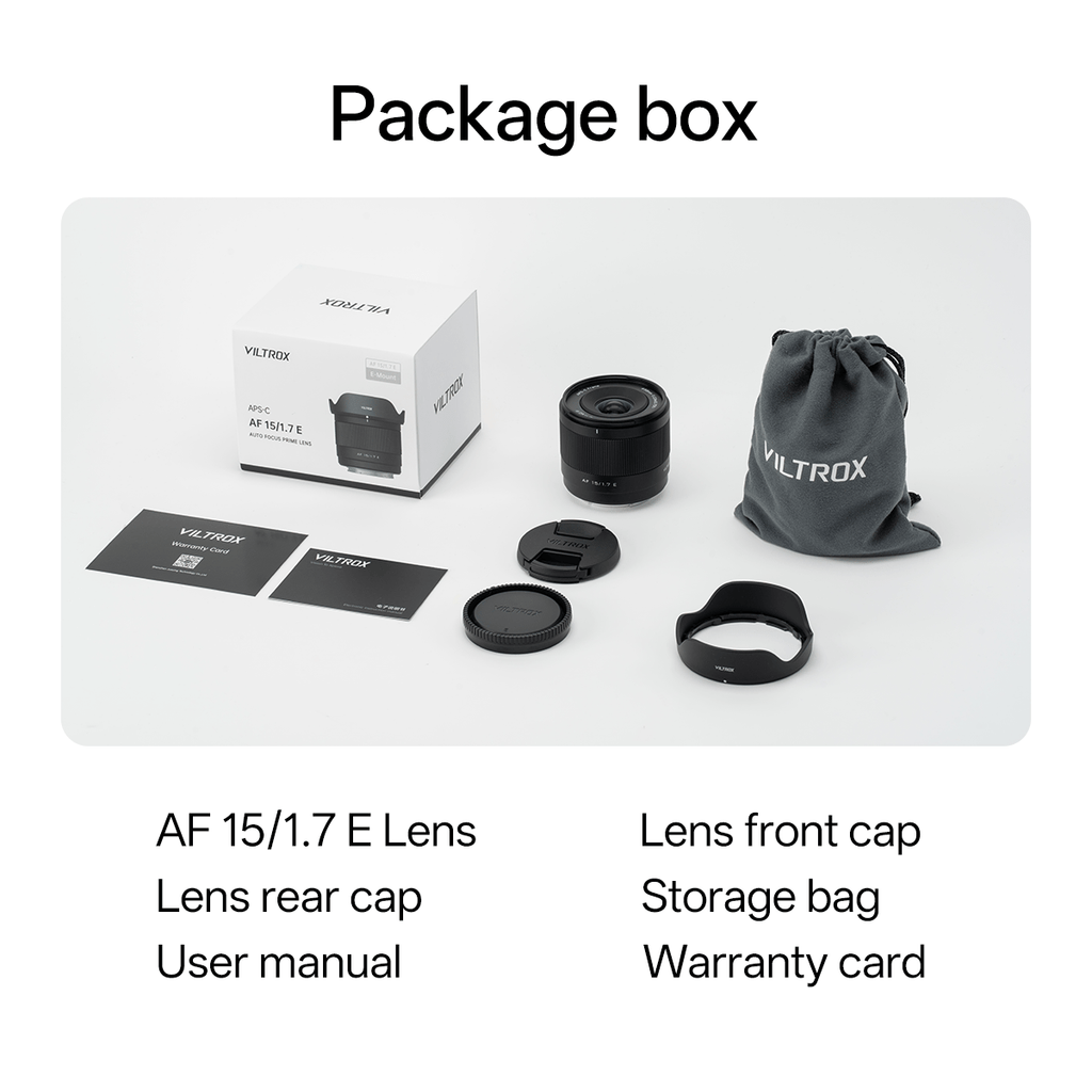 Viltrox AF 15mm F1.7 Air APS-C Lens for Sony E-Mount