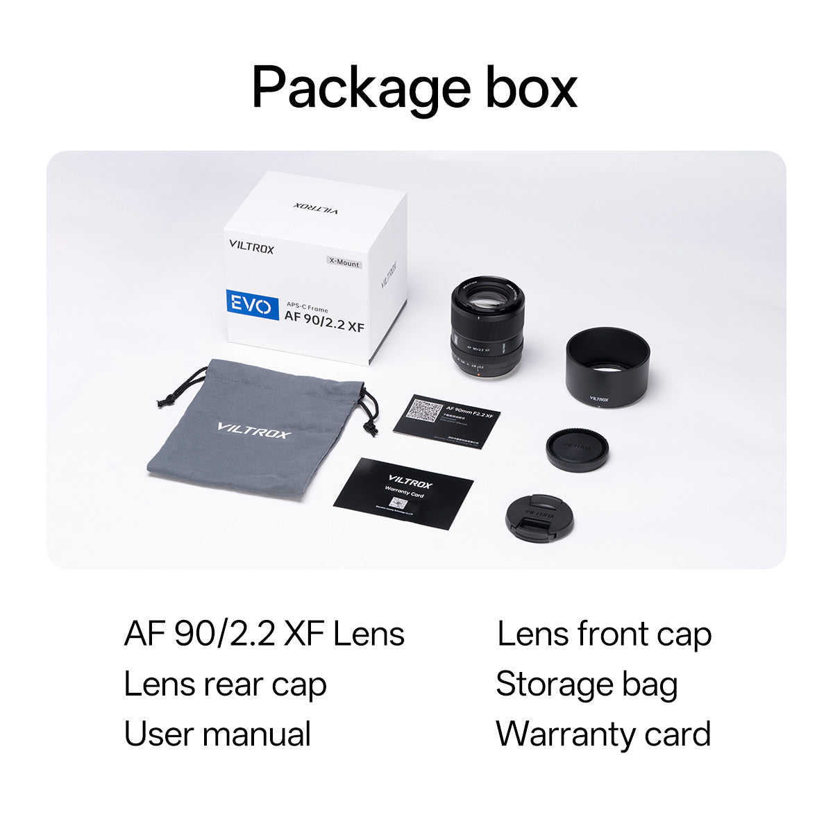 Viltrox AF 90mm F2.2 EVO APS-C Lens for Fujifilm X-Mount