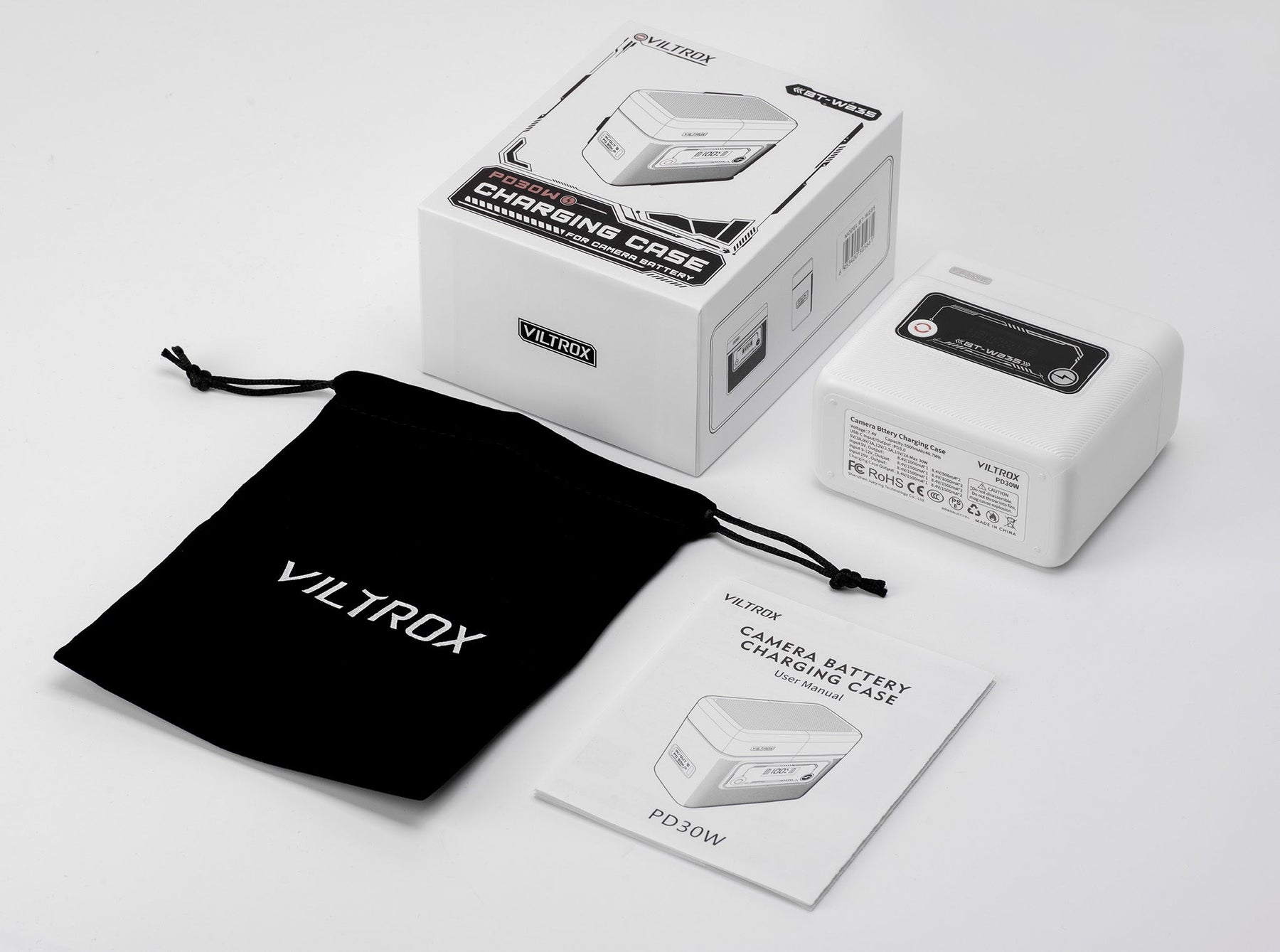 Viltrox Camera Battery Charging Case Power Bank