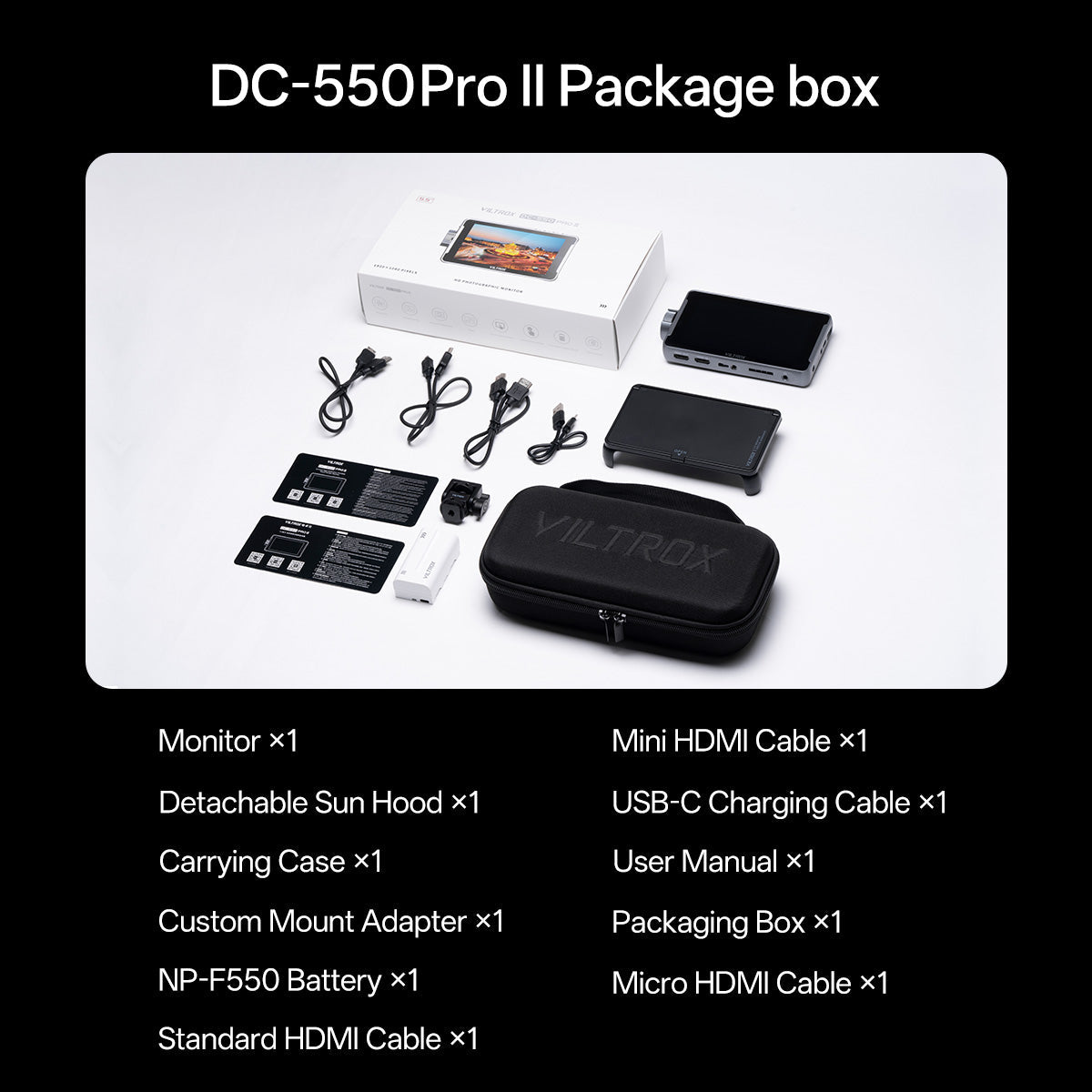 Viltrox DC-550 Pro ll Portable 5.5 Inch HD Camera Monitor