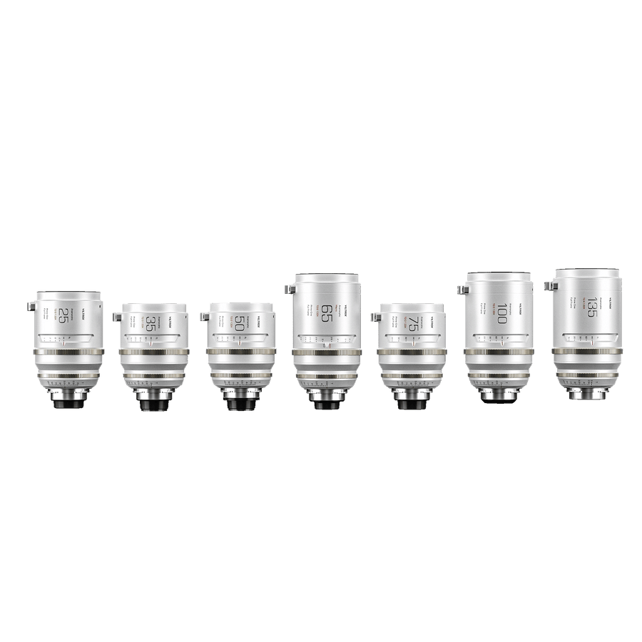 Viltrox EPIC 25mm/35mm/50mm/65mm/75mm/100mm/135mm 1.33X PL Full-Frame Anamorphic Cine Lens Set